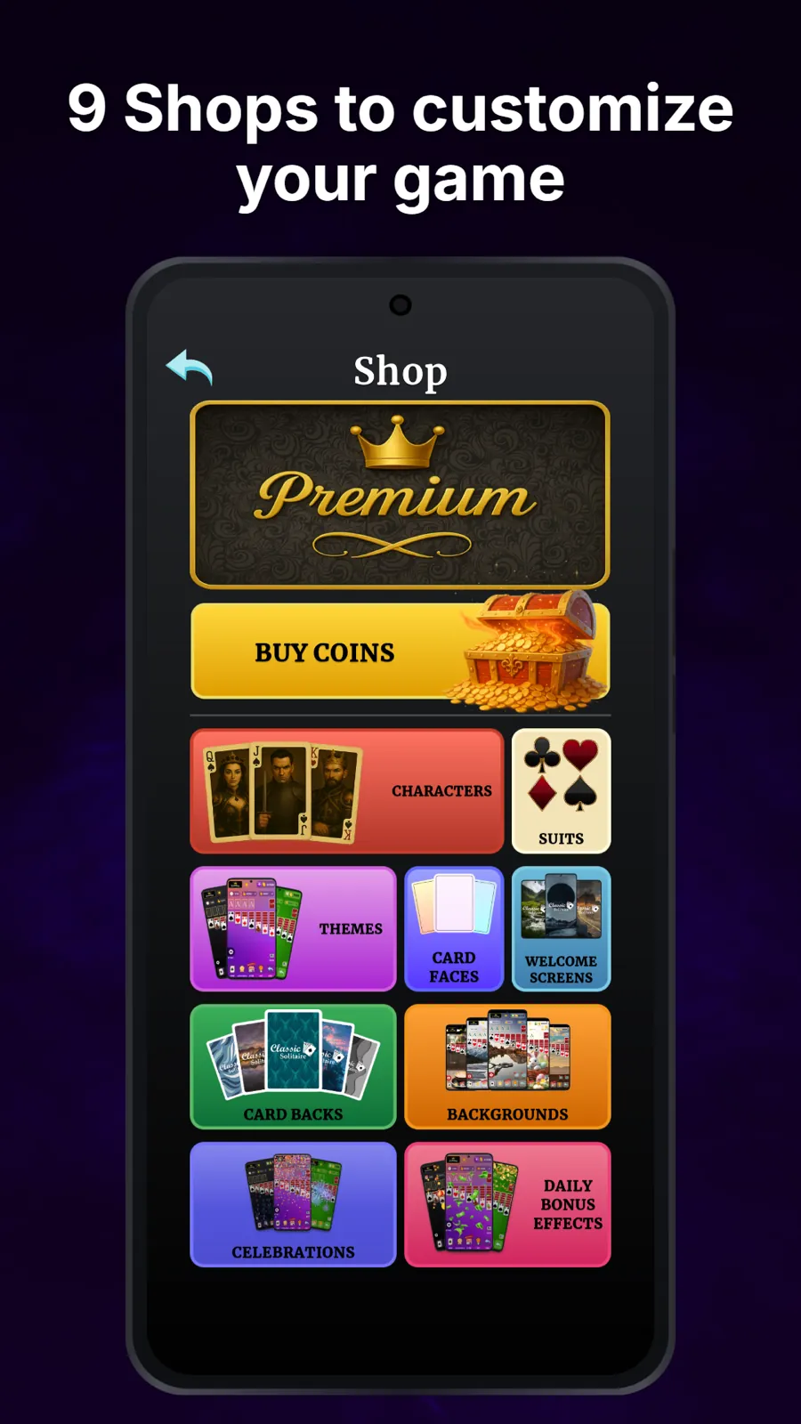 Solitaire Dark screenshot 2